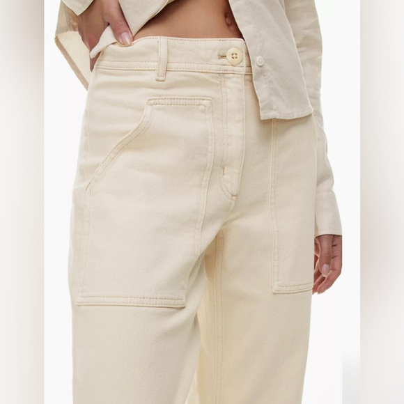 Aritzia Wilfred Modern utility pant in Birch (size 2) - Picture 3 of 8